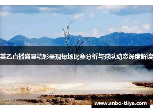 英乙直播盛宴精彩呈现每场比赛分析与球队动态深度解读